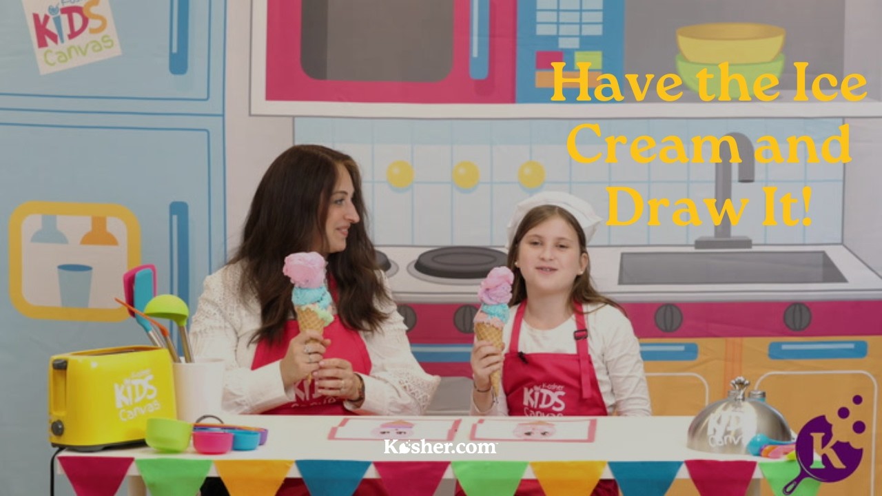 Eating AND Drawing That Ice Cream!