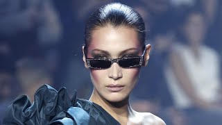 Bella Hadid Handles Wardrobe Malfunction Like a Total Pro on the Runway in Paris -- Watch!