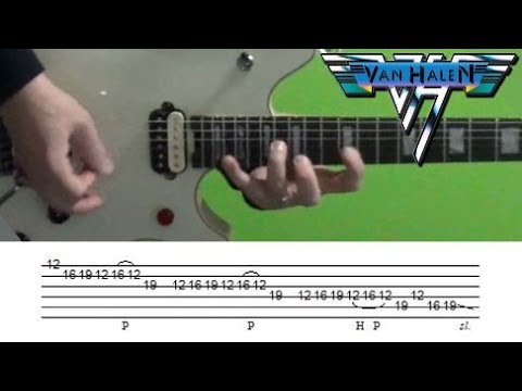 Van Halen's most famous "stretch" lick (Ice Cream Man) - why people struggle with it