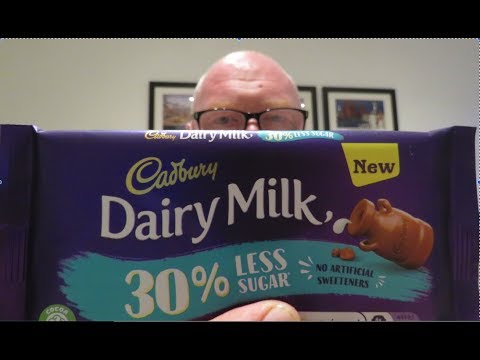 Cadbury Dairy Milk 30% Less Sugar Food Review