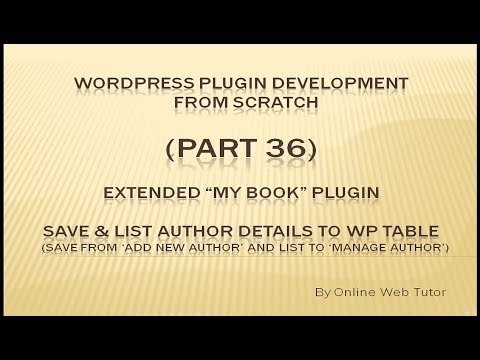 Wordpress Plugin Development tutorial from scratch Part 4 Wordpress Submenus of Plugin Menu
