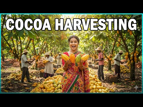 Cocoa Harvesting Process: From Pod to Bean | Step by Step Guide for Beginners