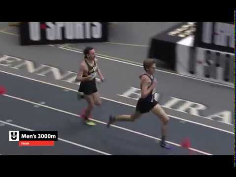 Angus Rawling - U SPORTS 3000m gold medal run 2018