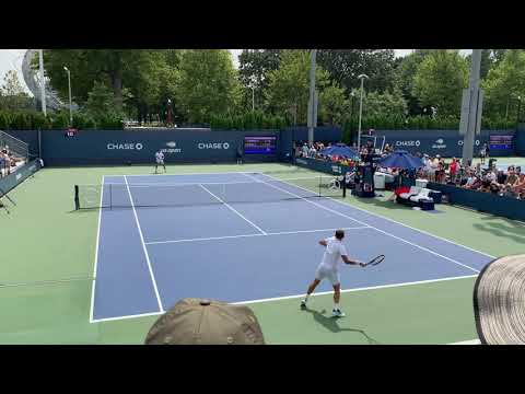 Daniel Evans vs Thiago Monteiro Intense set 2 tiebreak at US Open 2021