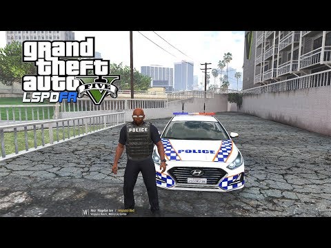 GTA 5 LSPDFR MOD #053 (Real Life Mod) - COP PATROLLING IN VESPUCCI W/ HYUNDAI!!!