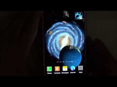 3D Galaxy Wallpaper Video
