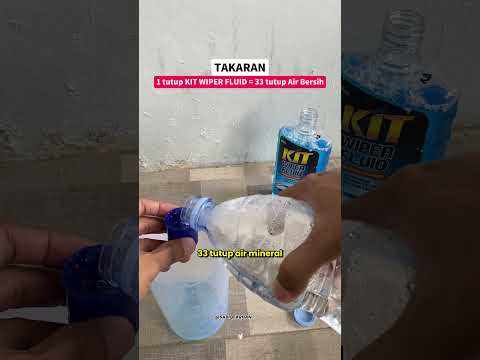 How to fill wiper water / washer water in a car