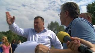 Реконструция Набережной Победы в Днепре