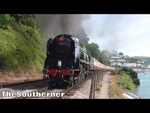 34052 "Lord Dowding" with the 'English Riviera Express' 24/06/2018