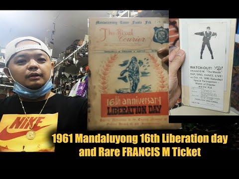 The Filipino Picker ep  35 -  THE 1961 Mandaluyong memorabilia and RARE FRANCIS M Ticket