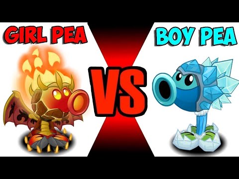 Random 30 BOY vs GIRL Plants Battlez - Who Will Win? - PVZ 2 Plant vs Plant v10.7.1