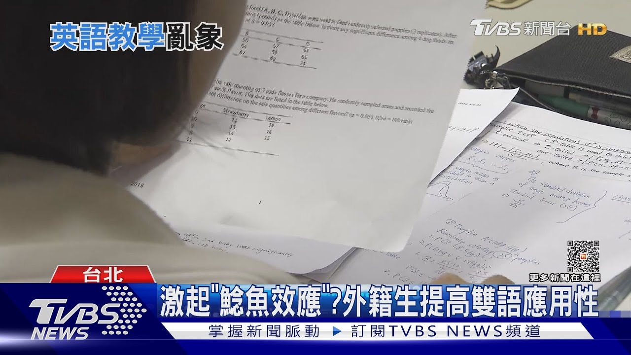 台灣大專推雙語計畫 教授意願及學生接受度成考驗