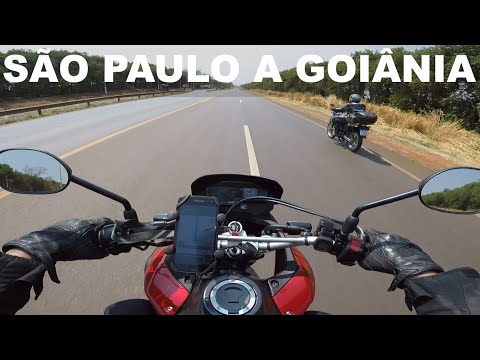SÃO PAULO a GOIÂNIA de MOTO