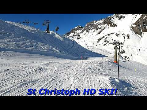 GoPro HD Skiing St Christoph Blue 59 | Sunny Arlberg Austria March 2025 POV