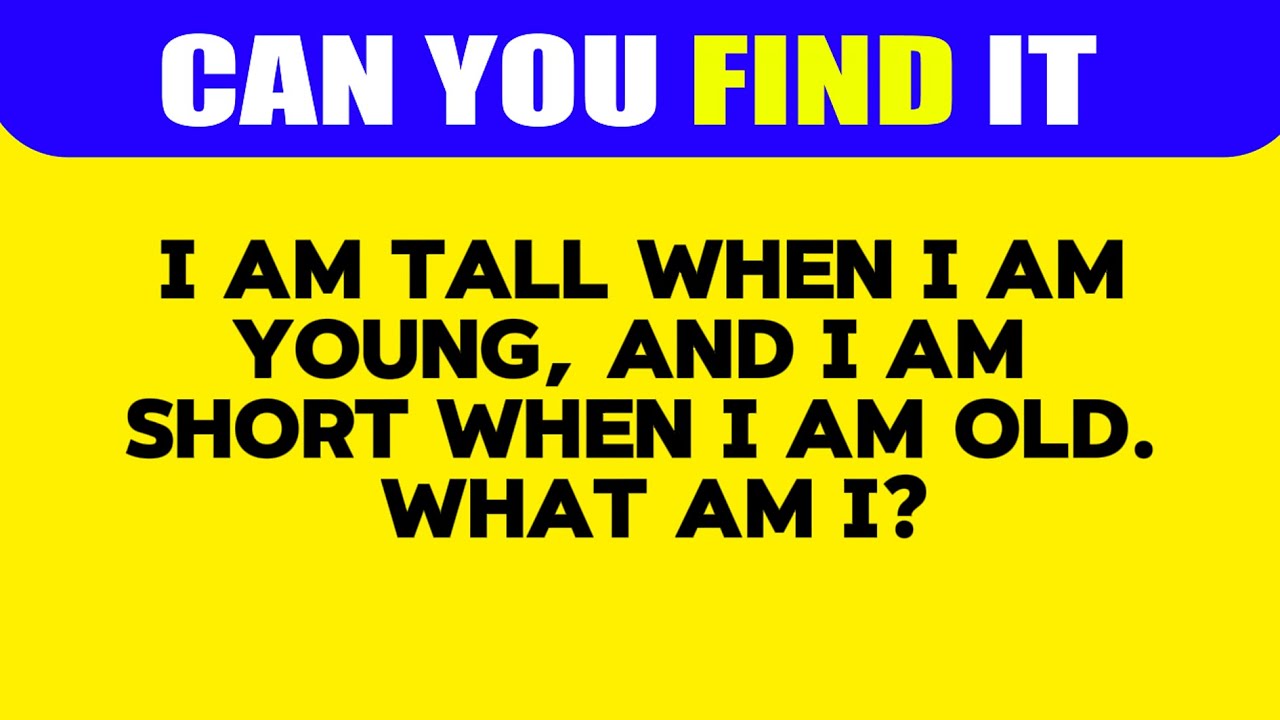 ONLY A GENIUS CAN ANSWER THESE  TRICKY RIDDLES