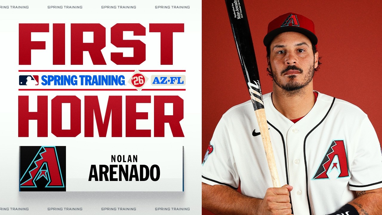 Nolan Arenado hits his 1st home run of Spring Training with the D-backs (against his former club)! 🐍
