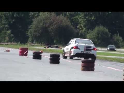 Waszkowski Grzegorz - Mitsubishi Lancer Evo - SuperOES 8 Runda  Tor Kielce 23-08-2014