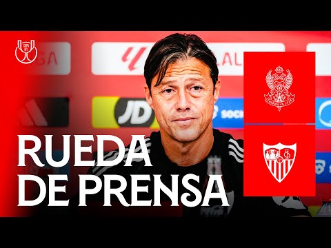 Rueda de prensa de Matías Almeyda previa al CD Toledo-Sevilla FC de la Copa del Rey | 📡 EN DIRECTO