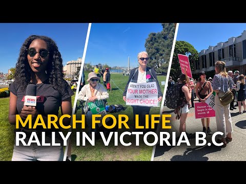 Mainstream media ignores Victoria 'March for Life' but Rebel News was there