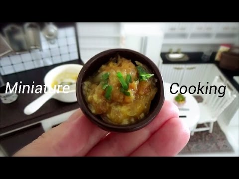 Miniature Cooking #9-ミニチュア料理-『カツ丼＆サラダset -Pork cutlet bowl -』Edible Tiny Food Tiny Kitchen Mini Food Video