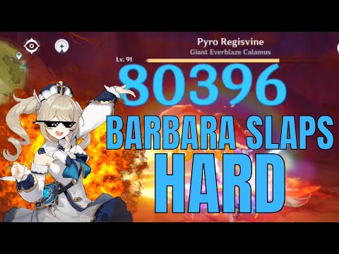 What A F2P Level90 Barbara Looks Like...
