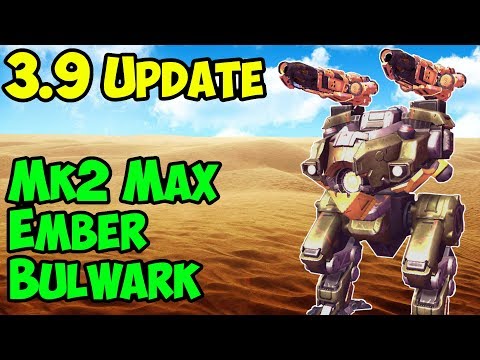 War Robots New Mk2 Maxed Out Bulwark Ember Gameplay - Best Setup - WR