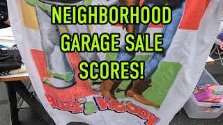 NEIGHBORHOOD GARAGE SALE HAD A SCORE AT EACH SALE!  #ebay #reseller #toys #garagesales #yardsale