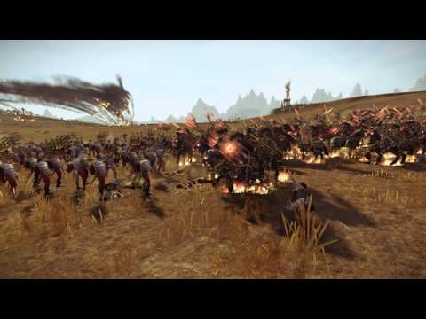200 Hellstorm Rockets VS 2400 Chaos Knights Warhammer Total War