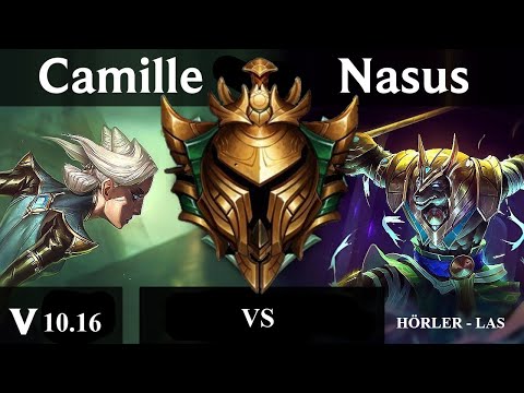 CAMILLE vs NASUS (TOP) | KDA 8/1/5 | LAS | SOLO Q | v10.16 - Horler - Princę