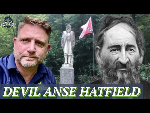 DEVIL ANSE HATFIELD GRAVE! HISTORY OF THE HATFIELD LEADER!