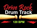 Drive Rock Drum Track 120 BPM Drum Beat For Bass Guitar Backing Tracks Drum Beats Instrumental