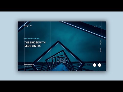 Web Design Speed Art #15 - High Trestle Trail Bridge Website [Adobe XD]