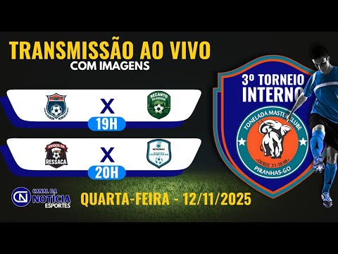 3º TORNEIO INTERNO DE FUTEBOL SOCIETY DO TONELADA MASTER CLUBE – PIRANHAS (GO) | RODADA 6