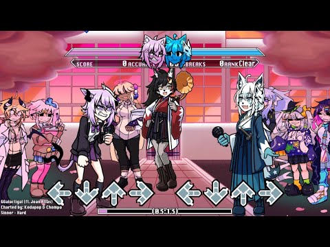 FNF - HoloFunk 6.0 - Sinner (by GGalactigal ft. Joan Atlas) - [FC/4k]