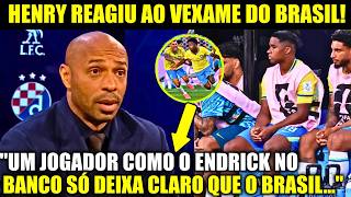 🚨NOSSA! OLHA COMO O HENRY REAGIU AO VEXAME DO BRASIL CONTRA O MARROCOS!