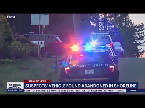 Armed robbery suspects' vehicle abandoned in Shoreline
