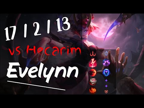 Evelynn Jungle vs Hecarim - Challenger Replay KR