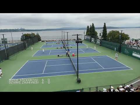 Washington State Open men's singles Final 1st set tiebreaker