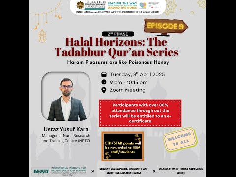 Halal Horizons: The Tadabbur Qur'an Series - Episode 9