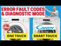 Hoover Candy Washing Machine Error Fault Codes And Self Test Mode On Grand O Vita Smart Touch