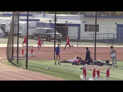 JVB 200m Heat 4 vs Marina 4-12-18 - Los Alamitos Boys