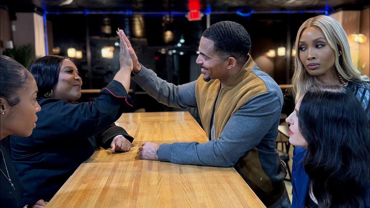 When Anthony praises Shana for thinking about going back to school in front of Amber! 