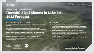Forecast for Harmful Algal Blooms in Lake Erie 2022