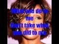 Whitney Houston Hotel Heartbreak with Lyrics by Jr ...