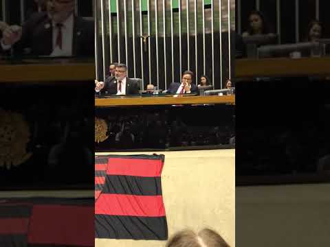 Homenagem ao Flamengo recebida pelo Presidente Rodolfo Landim