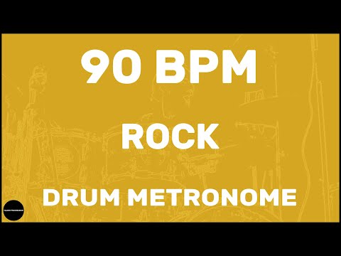 Rock | Drum Metronome Loop | 90 BPM