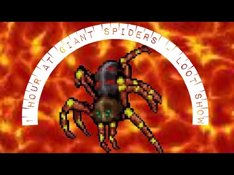 1 Hour Loot At Giant Spiders In Plains Of Havoc [TIBIA]