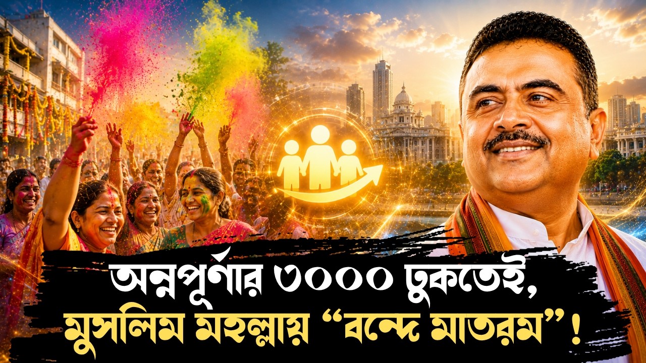 অন্নপূর্ণার ৩০০০ ঢুকতেই, মুসলিম মহল্লায় শোনা গেল — বন্দে মাতরম! | Annapurna Yojana Bring Happiness