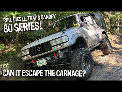 JDM 80 Series Land Cruiser Takes On Our Toughest Trail Ride Of The Year!