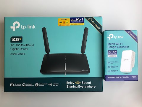 TP-LINK 4G+ LTE Maršrutizatorius Archer MR600 802.11ac video